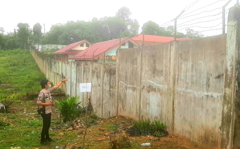 Duh, 23 Tahanan Polres Batanghari Lari Loncat Pagar