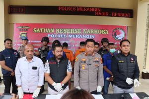  Satresnarkoba Polres Merangin Tangkap Kurir dan Bandar Narkoba, 2 Kg Sabu Diamankan