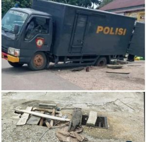  Drainase di Pasar Limbur Tembesi Amblas, Warga Sebut Proyek Asal Jadi