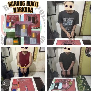  Sehari Tiga Tersangka! Polres Tanjab Barat Sikat Peredaran Sabu di Teluk Sialang