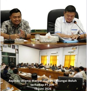 DPRD Batang Hari Gelar Rapat Tindak Lanjut Pembuktian Data Antara PT JDR dan Pihak Pengadu 