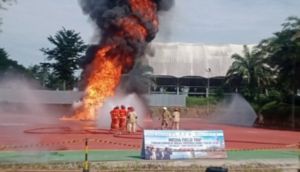  Pertamina EP Jambi Uji Kesiapsiagaan Hadapi Kebakaran Sumur Migas